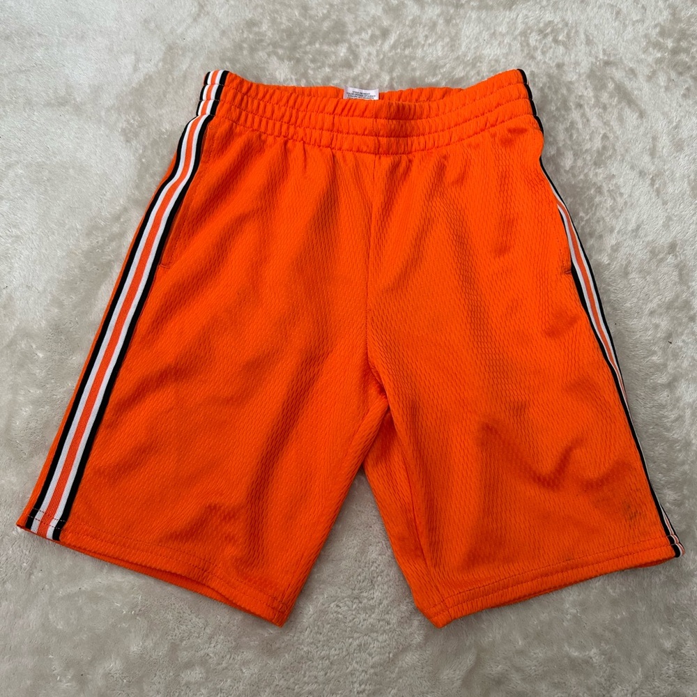 Athletic Works Boys Orange Sports Shorts